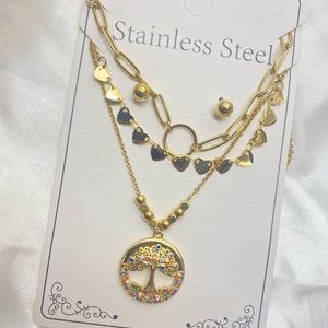 Stainless Necklace Set